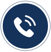 Phone ringing Icon in Blue color